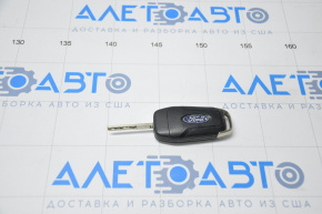 Ключ Ford Fusion mk5 13-16 4 кнопки, раскладной, потертый