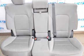 Задний ряд сидений 2 ряд Hyundai Santa FE Sport 13-16 дорест, тряпка серый, под химчистку
