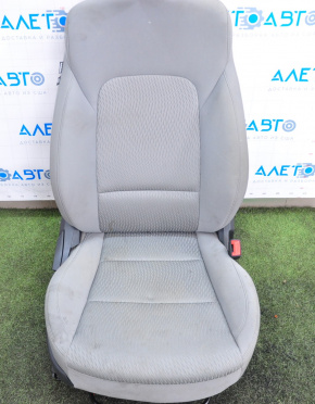Пасажирське сидіння Hyundai Santa FE Sport 13-16 дорест, без airbag, ганчірка сіра, під хімчистку