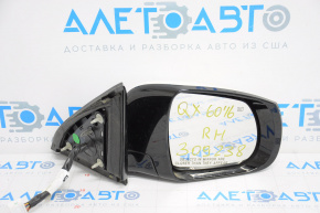 Зеркало боковое правое Infiniti JX35 QX60 16- рест 17 пинов, камера, подогрев,поворотник,белое