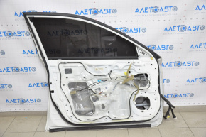 Дверь голая передняя левая Nissan Altima 13-18 белый QAK, тычка