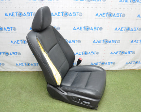 Пассажирское сидение Lexus ES300h ES350 13-18 без airbag, электро, кожа черн, стрельнувшее