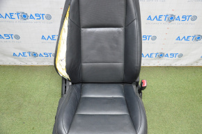Пасажирське сидіння Lexus ES300h ES350 13-18 без airbag, електро, шкіра чорна, що стрільнула