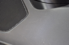 Обшивка двери карточка передняя правая Mazda 3 14-18 BM черн, с серой вставкой, царап