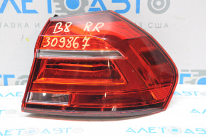 Фонарь внешний крыло правый VW Passat b8 16-19 USA LED светлый
