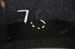 Четверть крыло задняя правая Mazda 3 14-18 BM черный, тычки