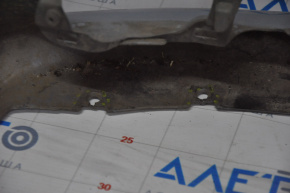 Бампер передній голий Toyota Prius V 12-14 дорест під парктрон і омиваючи блакитний злам кріп, подряп.