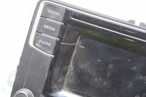 Магнитофон монитор радио VW Jetta 11-18 USA 6 кнопок, царапины