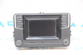 Монитор, дисплей VW Passat b8 16-19 USA на 6 кнопок, сломана фишка, царапина
