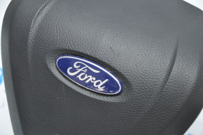Подушка безопасности airbag в руль водительская Ford Fusion mk5 13-16 царапина, дефект эмблемы