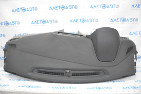 Торпедо передня панель без AIRBAG Hyundai Elantra AD 17-18 дорест, чорн з сірими вставками