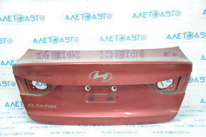 Кришка багажника Hyundai Elantra AD 17-18 дорест червоний PR, тички