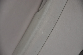 Обшивка дверей картка зад лев Hyundai Sonata 11-15 сіра шкіра, подряпина