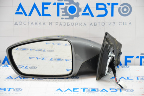 Зеркало боковое левое Hyundai Sonata 11-15 5 пинов, графит, тычка
