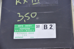MPX BODY Lexus RX350 RX450h 10-15