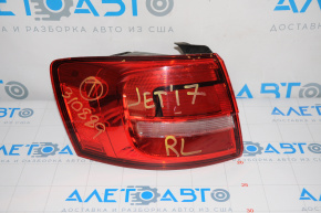 Ліхтар зовнішній крило лівий VW Jetta 16-18 USA галоген темний