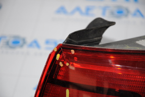 Фонарь внешний крыло правый VW Jetta 16-18 USA галоген тёмный, паутинка