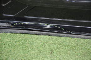 Дверь голая передняя правая Lincoln MKX 16- черный W9 тычка, вмятина