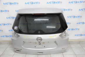Дверь багажника голая со стеклом Nissan Rogue 14-16 серебро K23