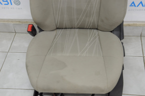 Водійське сидіння Ford Focus mk3 15-18 рест, без airbag, механіка, ганчірка сіра, під хімчистку