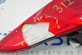 Фонарь внешний крыло левый Hyundai Sonata 15-17 лампа, разбито стекло