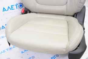 Водительское сидение Mazda 6 13-15 с airbag, кожа беж, электро, тещины на коже