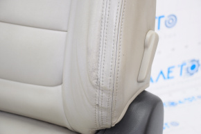 Водительское сидение Mazda 6 13-15 с airbag, кожа беж, электро, тещины на коже