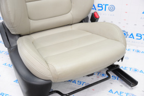 Пасажирське сидіння Mazda 6 13-15 з airbag, шкіра беж, хутро