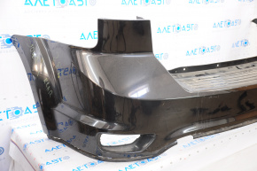 Бампер задний голый Dodge Journey 11- SXT черный, примят, слом креп, трещины, надрывы