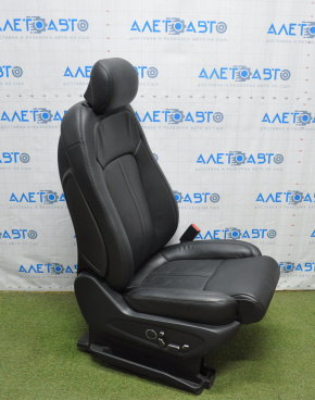 Пасажирське сидіння Lincoln MKX 16- з airbag, електро, шкіра чорна, потерта шкіра