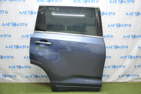 Дверь голая задняя правая Toyota Highlander 14-19 синий 8V5