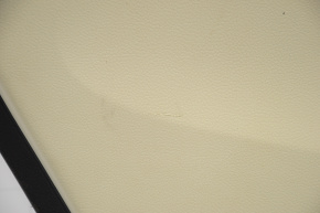 Обшивка дверей картка задня ліва Dodge Journey 11- шкіра беж, подряпина
