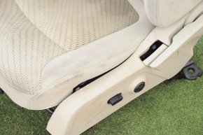 Водійське сидіння Dodge Journey 11- без airbag, хутро+електро, ганчірка беж, під хімчиску