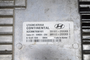 Блок ECU компьютер двигателя Hyundai Sonata 15-19 2.4 sport