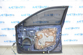 Двері голі перед правою Toyota Camry v55 15-17 usa синій 8W6, тичка, фарбована