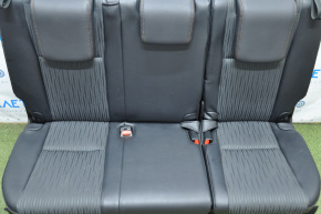 Задний ряд сидений 3 ряд Toyota Highlander 14-16 комбинированное кож черн