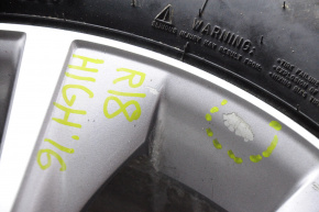 Диск колесный R18 Toyota Highlander 14-19 тип 1 серебро, бордюрка