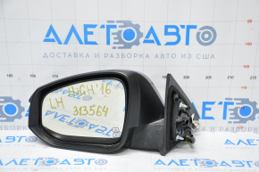 Зеркало боковое левое Toyota Highlander 14-19 6 пин,подогрев,поворотн,синее,дефект поворотника