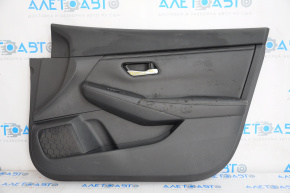 Обшивка двери карточка передняя правая Nissan Sentra 20- кожа черная