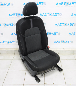Пасажирське сидіння Nissan Sentra 20- без airbag, механіч, ганчірка чорн
