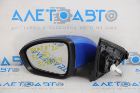 Зеркало боковое левое Nissan Sentra 20- синий, поворотник, 7 пинов