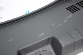 Накладка проема багажника Hyundai Sonata 15-17 черн, царапины