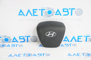 Подушка безопасности airbag в руль водительская Hyundai Sonata 15-17 ржавый пиропатрон