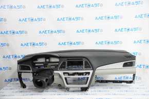 Торпедо передняя панель без AIRBAG Hyundai Sonata 15-17 сер накл виден конт AIRBAG