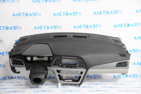 Торпедо передня панель без AIRBAG Hyundai Sonata 15-17 сер накл видно конт AIRBAG