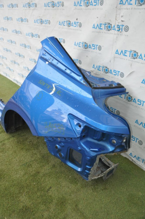 Четверть крыло задняя левая Nissan Sentra 20- синяя, примят порог