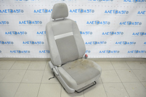 Пассажирское сидение Toyota Camry v50 12-14 usa без airbag, механич, тряпка сер, под химчистку