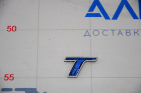 Емблема напис 2.0 T кришки багажника Hyundai Sonata 11-15 поліз хром всередині