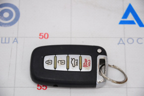 Ключ Hyundai Sonata 11-15 smart 4 кнопки, поліз хром