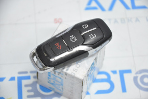 Ключ Ford Edge 15-18 smart 4 кнопки, обліз хром, зламані кріплення